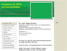 Tablet Screenshot of helga-simchen.info